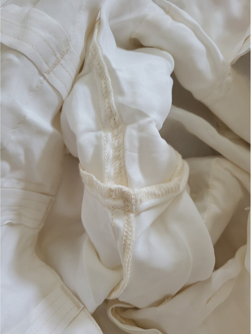 Johnny Was White Cargo Linen Pants - Picture 6 of 16